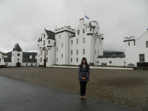 Me outside the castle.
