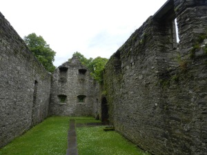 Ruins of St. Bride's Kirk.