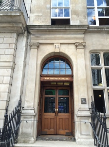 Front of London Library at St. James' Square.